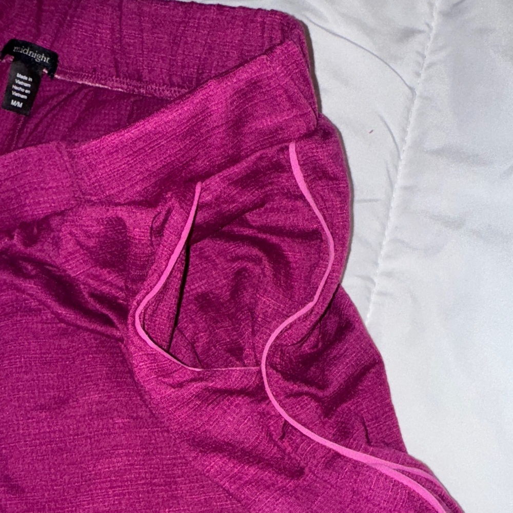 Vibrant Magenta Athletic Shorts for Women - Picture 5 of 8